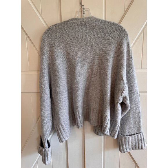 NWT Abercrombie & Fitch Light Blue Non-Closure Cardigan Womens Size Large - Picture 6 of 8